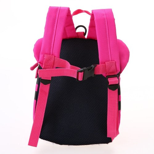 Kids School Bags With Safety Harness Nylon Cute Tiger Shaped Anti-lost Travel Backpack Children Kindergarten Schoolbags Yellow