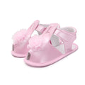 Infant Toddler Baby Shoes Summer Sandal Soft Sole Non-Slip Flower Prewalker White 4M