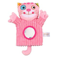 Baby Animals Hand Puppet Plush Rattles Bell Magic Mirror Soft Finger Toys For Early education Lion