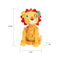 Baby Safety Harness Walker Plush Cartoon Animal Anti-lost Strap Backpacks Shoulder Bag Lion Yellow