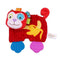 Baby Comforter Plush Teething Toys Cartoon Animals with Magic Mirror Baby Soothing Toys Yellow Lion