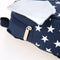 Kids School Bags Backpack Anti-lost Harness Canvas Cute Children Kindergarten Schoolbags With Wings Dark Blue Star