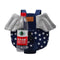 Kids School Bags Backpack Anti-lost Harness Canvas Cute Children Kindergarten Schoolbags With Wings Dark Blue Star