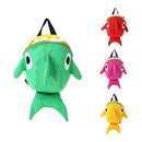 Kids School Bags Nylon Cute Cartoon Sharp Travel Backpack Children Kindergarten Schoolbags Green