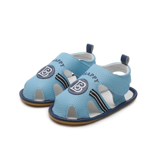 Infant Toddler Baby Shoes Summer Boy Sandal Non-Slip Rubber Sole Prewalker  White Size 6