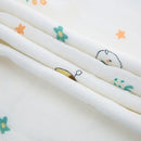 Baby Toddler Blanket 4 Layer 100% Bamboo Fiber Blanket For Bed Stroller Crib Car Nursing Cover 53*40 inches White