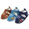 Infant Toddler Baby Shoes Boy Sandal Magic Tape Soft Sole Non-Slip Sneaker Prewalker For Summer Dark BLue U.S Size 4