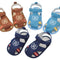 Infant Toddler Baby Shoes Boy Sandal Magic Tape Soft Sole Non-Slip Sneaker Prewalker For Summer Dark BLue U.S Size 4