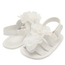 Infant Toddler Baby Shoes Girl Flower Sandals For Summer Soft Sole Non-Slip Prewalker Light Pink U.S Size 4