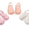 Infant Toddler Baby Shoes Girl Flower Sandals For Summer Soft Sole Non-Slip Prewalker Light Pink U.S Size 4