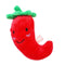 Vocal Sounded Toys Soft Plush False Chili Banana Eggplant Bone Fruit Vegetable Funny Play Toys for Baby Children