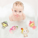 Cute Baby Shower Toy Lovely Environmental-Friendly Fruit Animal Bath Doll Children Cartoon Water Toys