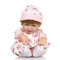 10in Reborn Baby Rebirth Doll Kids Gift Pink Bag All Silica Gel Girl