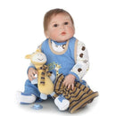 22in Reborn Baby Rebirth Doll Kids Gift All Silica Gel Boy