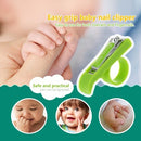 Safety Baby Nail Clipper Easy Grip Toenail Fingernail Cutter For Newborn Infant Green