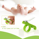 Safety Baby Nail Clipper Easy Grip Toenail Fingernail Cutter For Newborn Infant Green