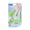 3Pcs Safety Baby Nail Clipper + Rounded Scissors + Trimmer Set Stainless Steel Toenail Fingernail Cutter For Newborn Infant Green