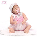 22in Reborn Doll Rebirth Baby Kids Gift All-Silica Gel Girl