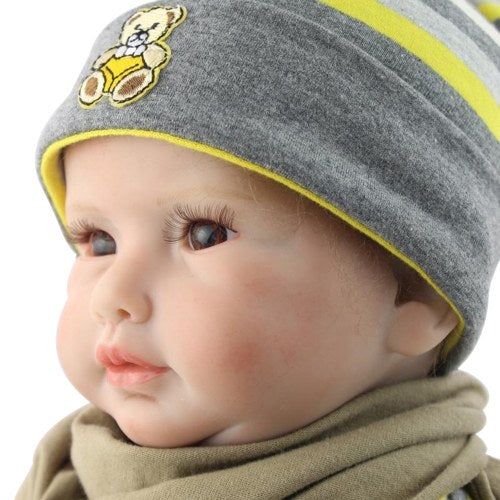 22in Reborn Baby Rebirth Doll Kids Gift Cloth Material Body