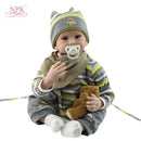 22in Reborn Baby Rebirth Doll Kids Gift Cloth Material Body