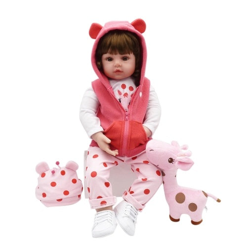 23in Reborn Baby Rebirth Doll Kids Gift Cloth Material Body