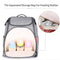 Baby Diaper Bag Large Capacity Fashion Mummy Nappy Bag Nursing Bag Travel Backpack for Baby Care Grey