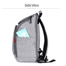 Baby Diaper Bag Large Capacity Fashion Mummy Nappy Bag Nursing Bag Travel Backpack for Baby Care Grey