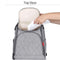 Baby Diaper Bag Large Capacity Fashion Mummy Nappy Bag Nursing Bag Travel Backpack for Baby Care Grey