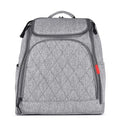 Baby Diaper Bag Large Capacity Fashion Mummy Nappy Bag Nursing Bag Travel Backpack for Baby Care Grey