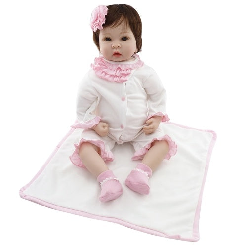 22in Reborn Baby Rebirth Doll Kids Gift Cloth Material Body