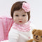 22in Reborn Baby Rebirth Doll Kids Gift Cloth Material Body