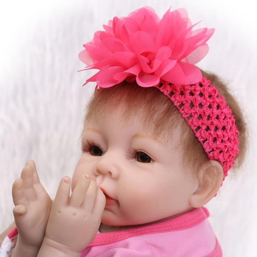 22in Reborn Baby Rebirth Doll Kids Gift Cloth Material Body