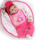 22in Reborn Baby Rebirth Doll Kids Gift Cloth Material Body