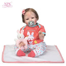 22in Reborn Baby Rebirth Doll Kids Gift Cloth Material Body