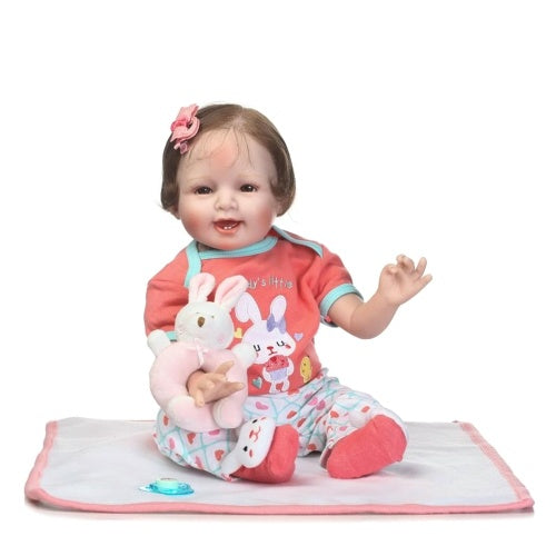 22in Reborn Baby Rebirth Doll Kids Gift Cloth Material Body