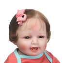 22in Reborn Baby Rebirth Doll Kids Gift Cloth Material Body