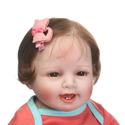 22in Reborn Baby Rebirth Doll هدية للأطفال من مادة القماش