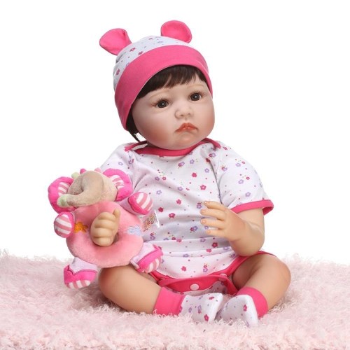 22in Reborn Baby Rebirth Doll Kids Gift Cloth Material Body