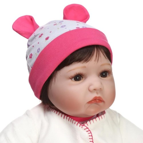 22in Reborn Baby Rebirth Doll Kids Gift Cloth Material Body