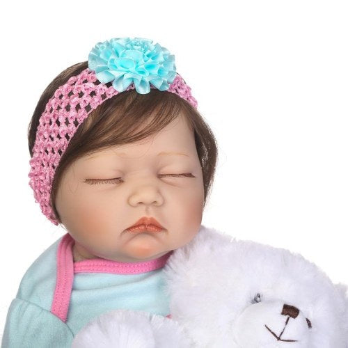 22in Reborn Baby Rebirth Doll Kids Gift Cloth Material Body