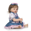 22in Reborn Baby Rebirth Doll Kids Gift All Silica Gel Girl