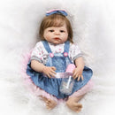 22in Reborn Baby Rebirth Doll Kids Gift All Silica Gel Girl