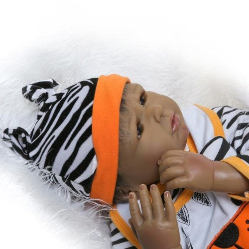 22in Reborn Baby Rebirth Doll Kids Gift Cloth Material Body