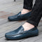 MUMANSEN Leather Shoes - Dark Blue