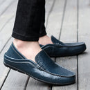 MUMANSEN Leather Shoes - Dark Blue