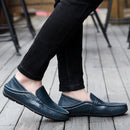 MUMANSEN Leather Shoes - Dark Blue