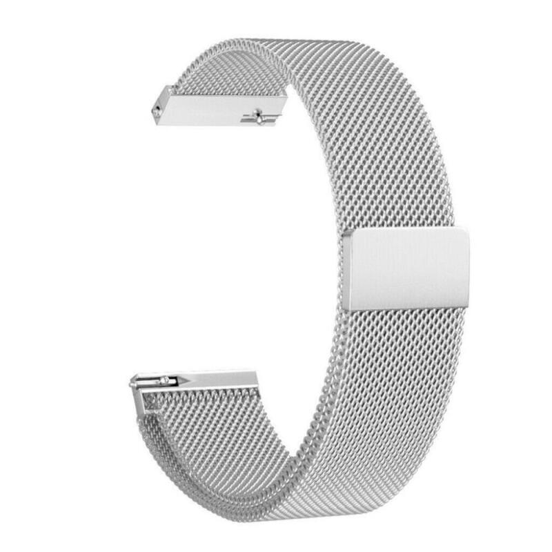 Magnetic Premium Stainless Mesh Wristband - Silver