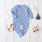 Matoen Knitted Romper Sweater - Blue