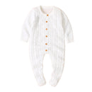 Matoen Knitted Romper Sweater - White