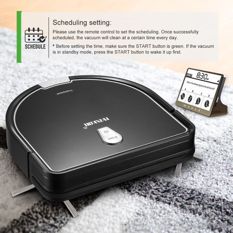 Maxkon Robot Vacuum Cleaner - Black